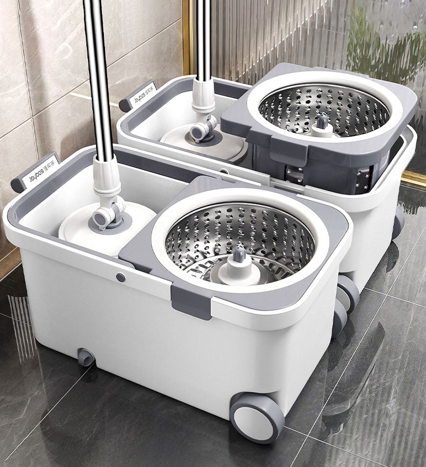 360° Rotating Mop & Bucket Set with Self-Wringing System F63
