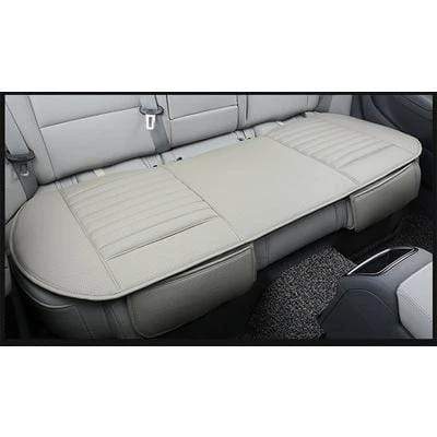 Leather Bamboo Charcoal Car Seat Cushion - Odor Absorbing, All-Season Use