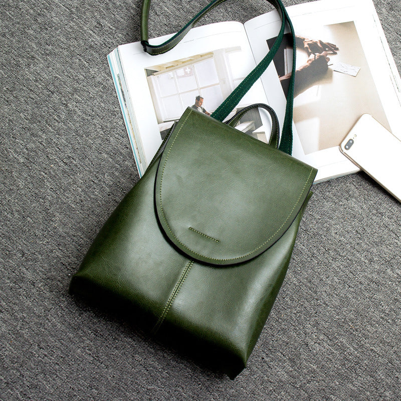 Trendy Women's Leather Backpack – Stylish, Versatile, and Eco-Friendly Design
