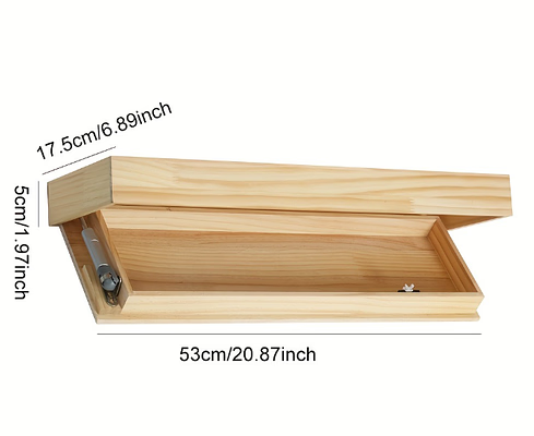 Concealed Storage Shelf with Modern Minimalist Design