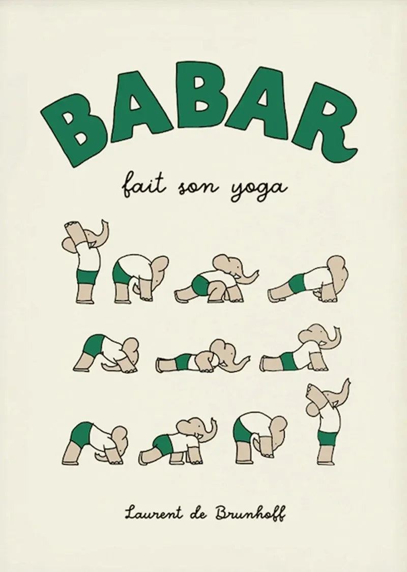 Cedar Livine fait son yoga Livine Oakfield by Jean de Brunhoff