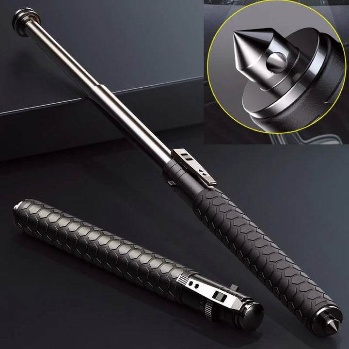 Self-Defense Hiking and Urban Safety Walking Stick with Auto Deployment