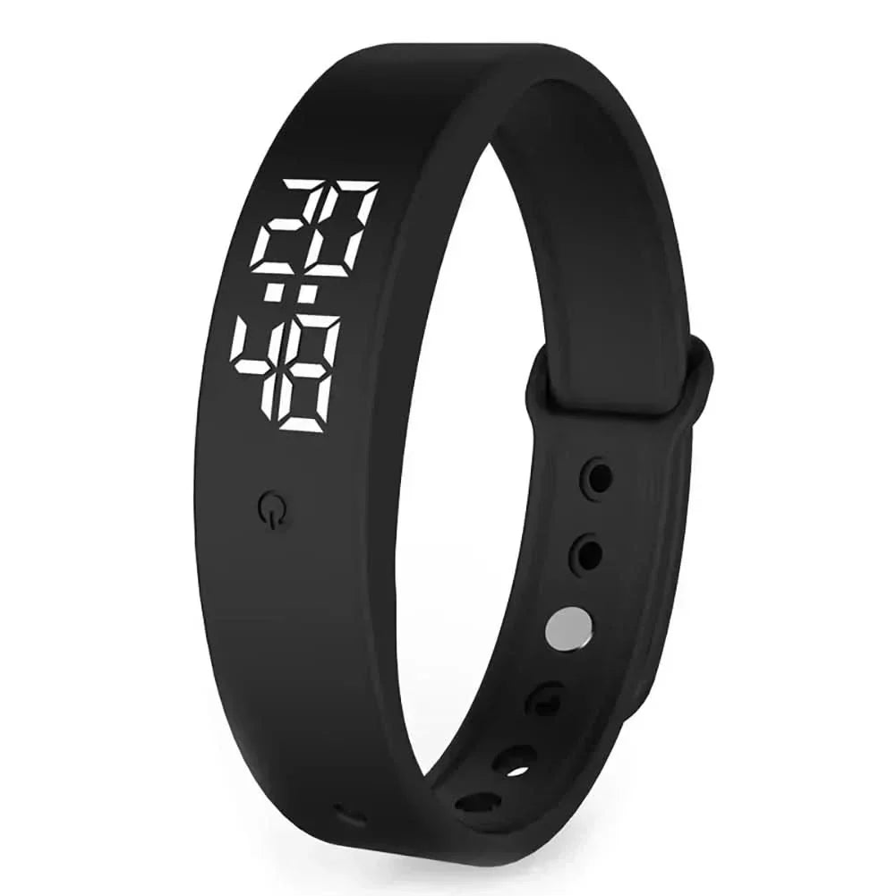 Waterproof Smartwatch with Vibration Alerts and Health Monitoring