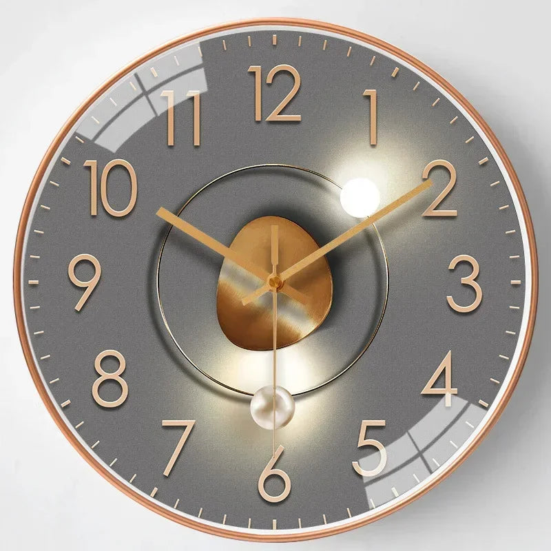 Silent Wall Clock | Elegant, Non-Ticking Timepiece for Bedroom & Office