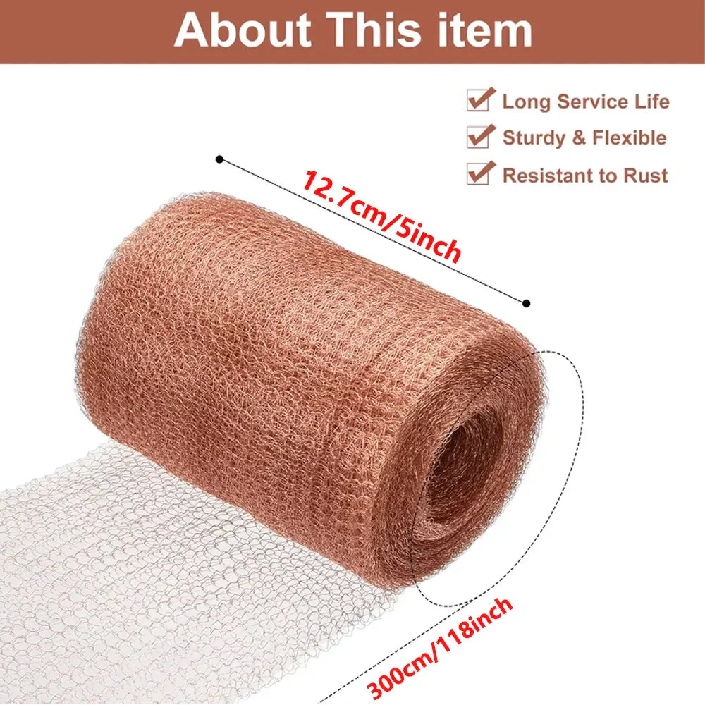 Copper Snail Barrier Mesh Tape | Snail Protection for Gardens & Beds | Weatherproof