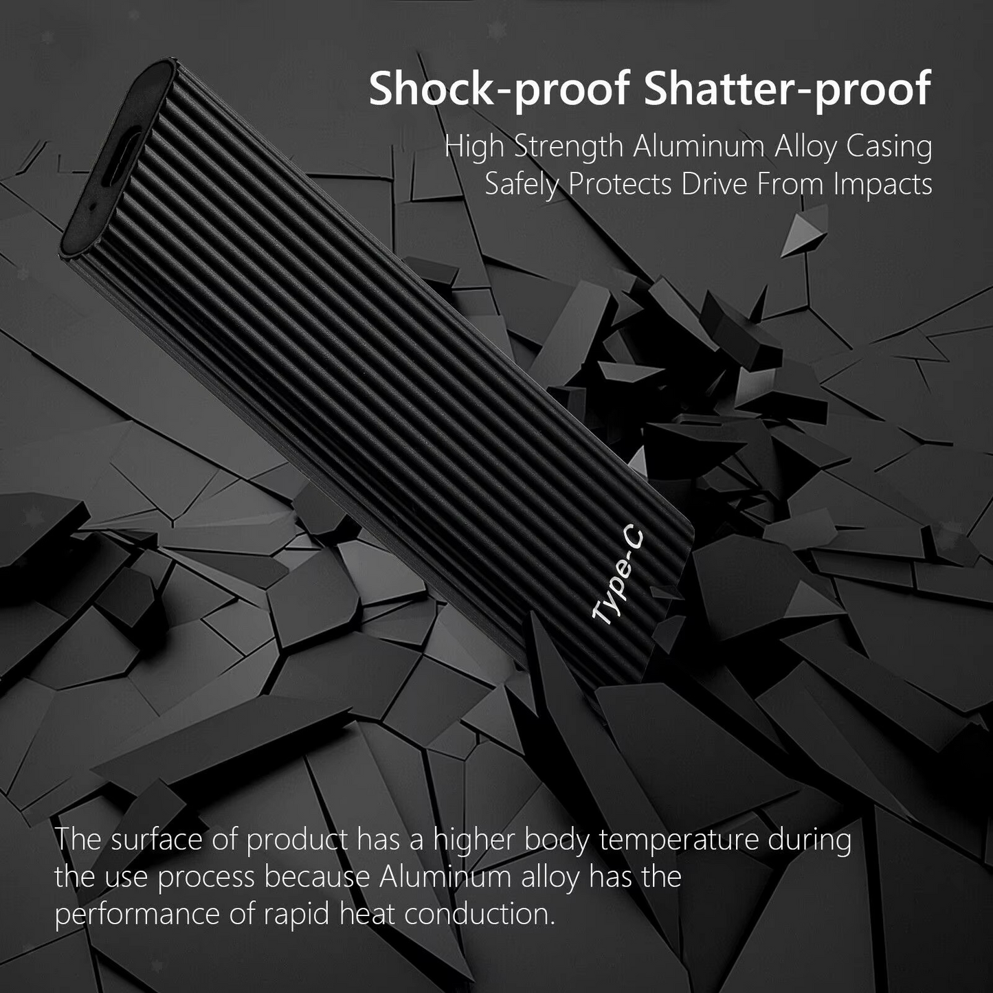 Ultra-Fast USB 3.1 Portable SSD - High-Speed Solid State Drive