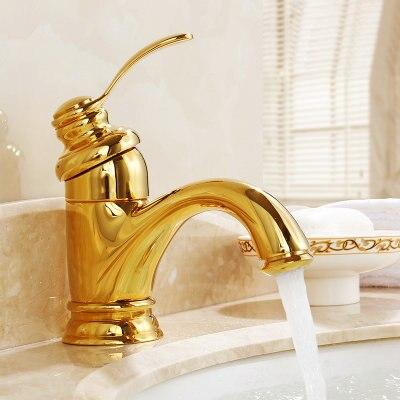 Antique Brass Bathroom Faucet Sink Mixer Tap Fixtures