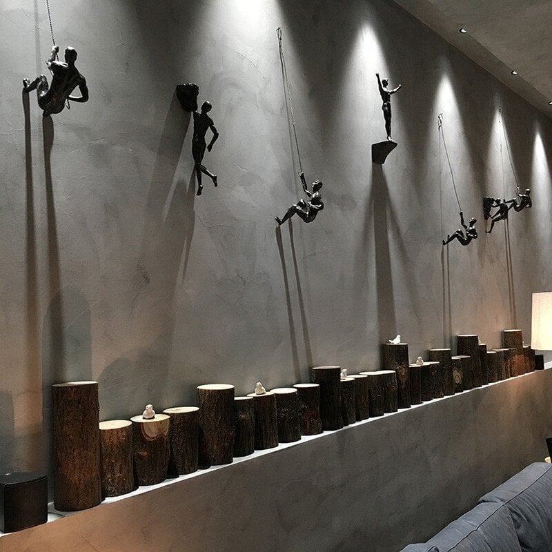 Climber Wall Art Statue