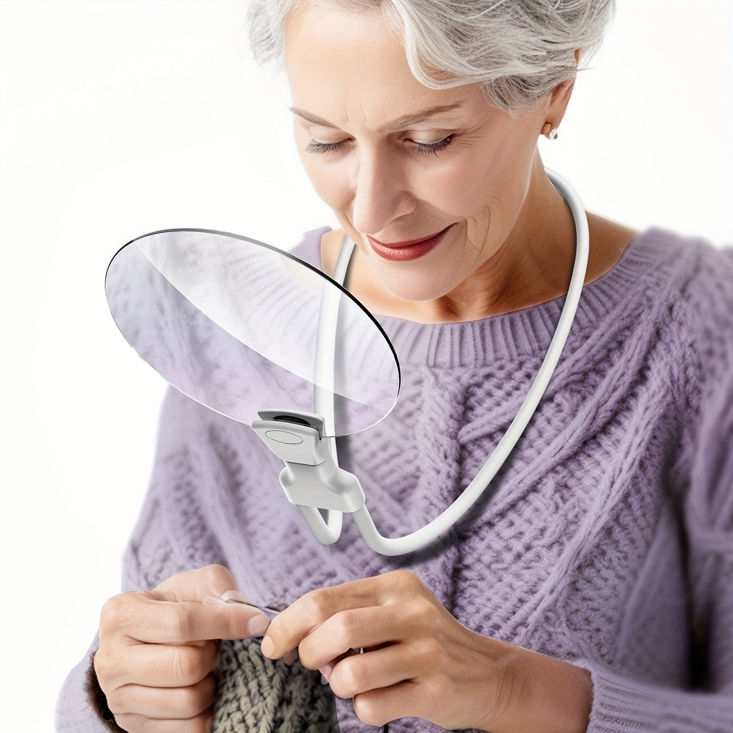 5X Hands-Free Magnifier – Adjustable Loupe for Seniors and Visual Assistance