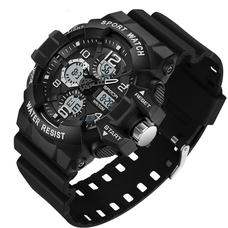 Tough Military-Grade Waterproof Digital Watch