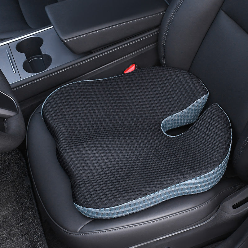 Ergonomic Triangular Memory Foam Seat Cushion for Car and Office Use