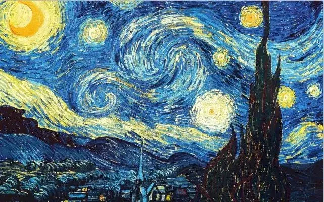 Cloudwood Night by Vincent van Gogh Livine Oakfield
