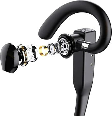 Trucker Bluetooth 5.1 Dual Mic Noise Cancelling Wireless Headset/Earpiece