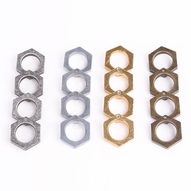 Self-Defense Stackable Rings for Personal Protection
