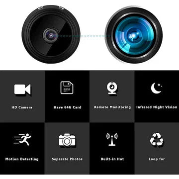 Wireless 1080p Camera with Night Vision and Magnetic Mount