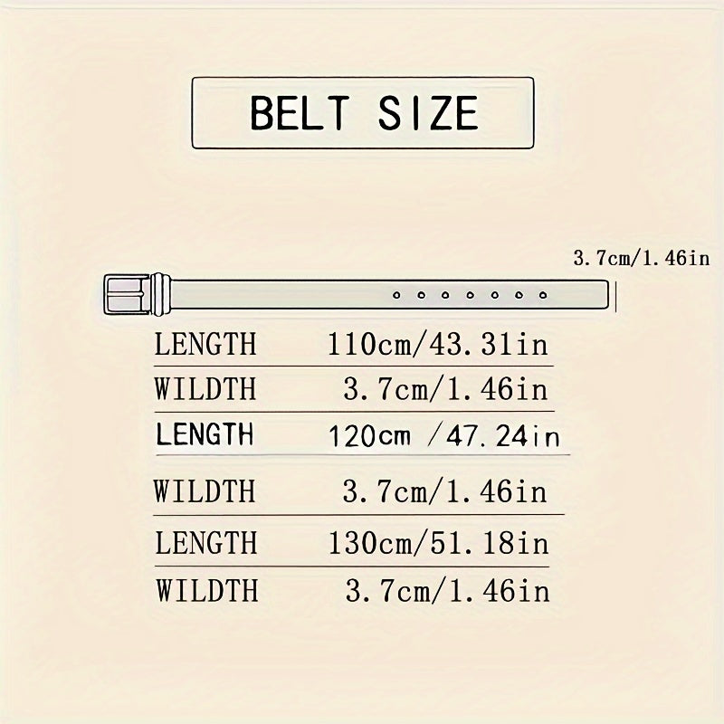 Men’s Leather Belt with Auto Buckle – Adjustable Classic Cowhide Waistband