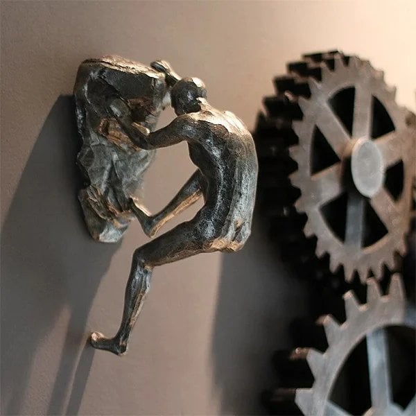 Climber Wall Art Statue
