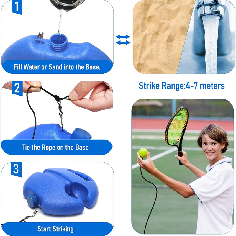 Solo Tennis Trainer - Practice Without a Partner Needed