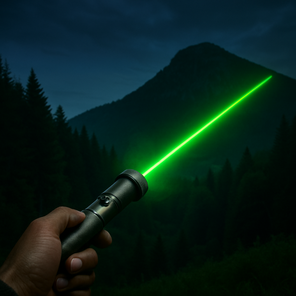 High-Power Long-Distance Laser Pointer Torch