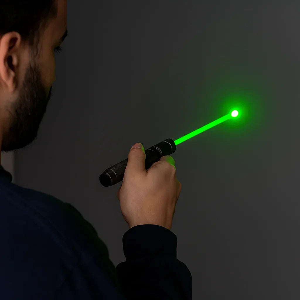 High-Power Long-Distance Laser Pointer Torch