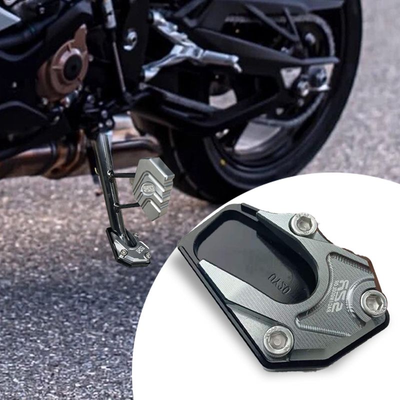 Motorcycle Kickstand Foot Extension Pad for Stability