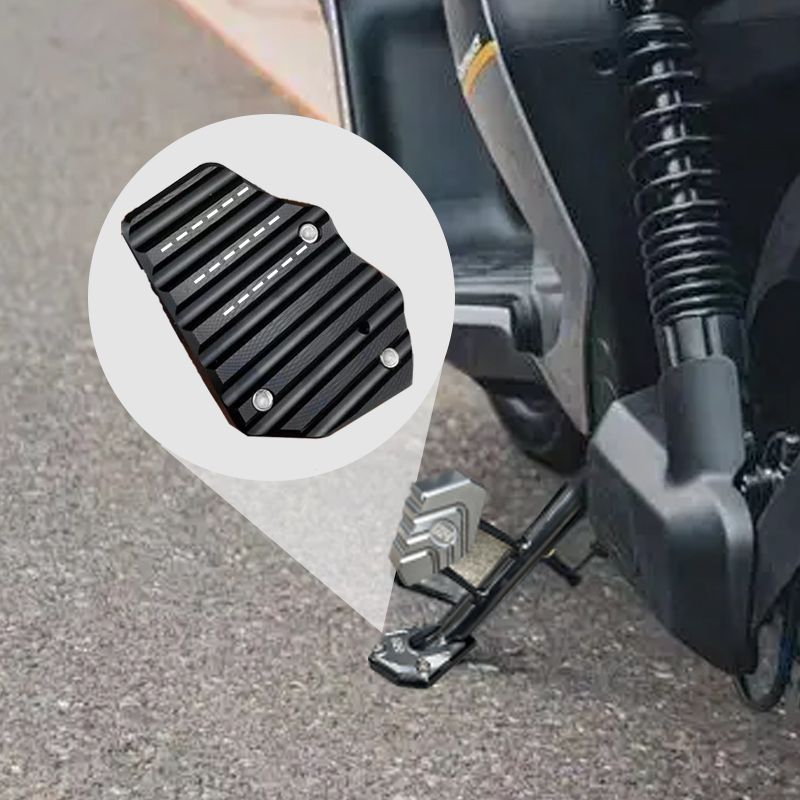 Motorcycle Kickstand Foot Extension Pad for Stability