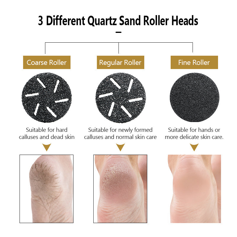 Electric Foot Callus Remover: Rechargeable Corns & Dead Skin Treatment Tool