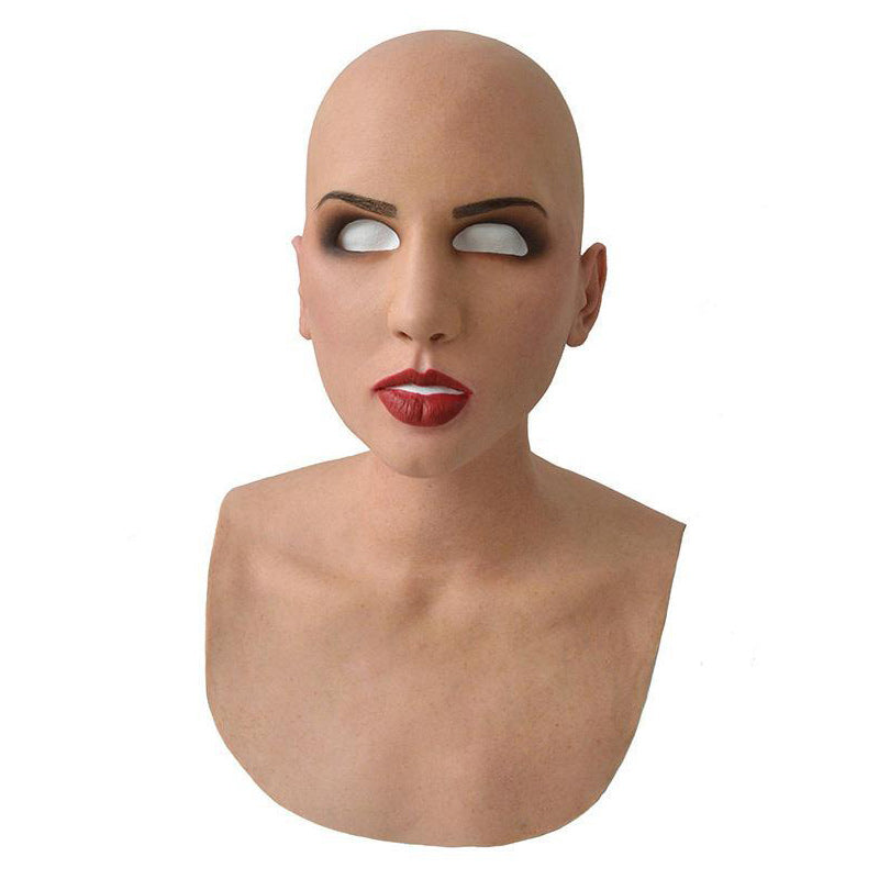Realistic Full-Face Latex Mask for Halloween and Cosplay