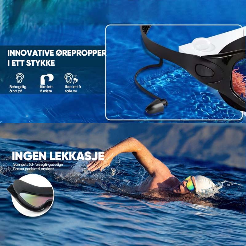 Anti-Fog Swimming Goggles with Wide View