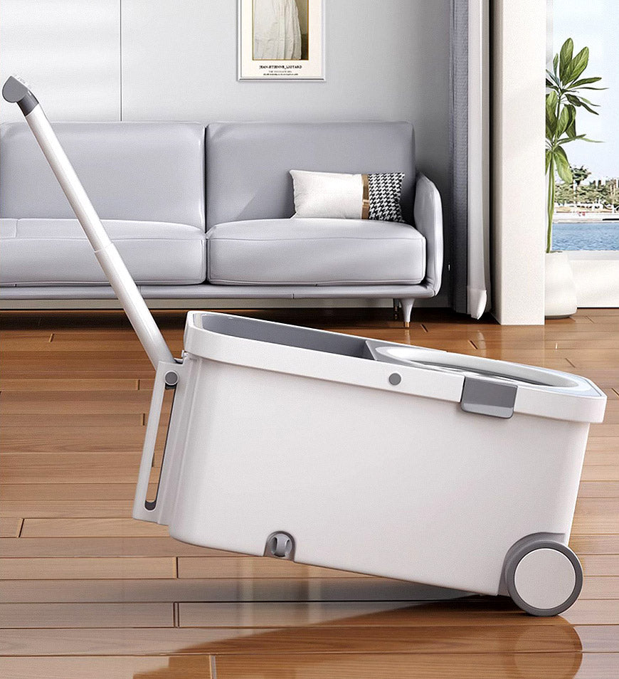 360° Rotating Mop & Bucket Set with Self-Wringing System F63