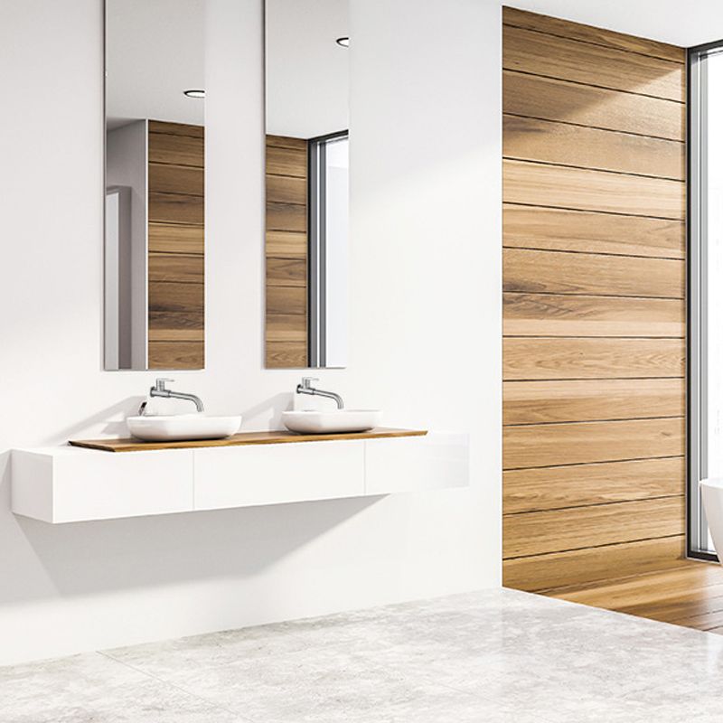 Contemporary Wall Mounted Single Lever Bathroom Faucet