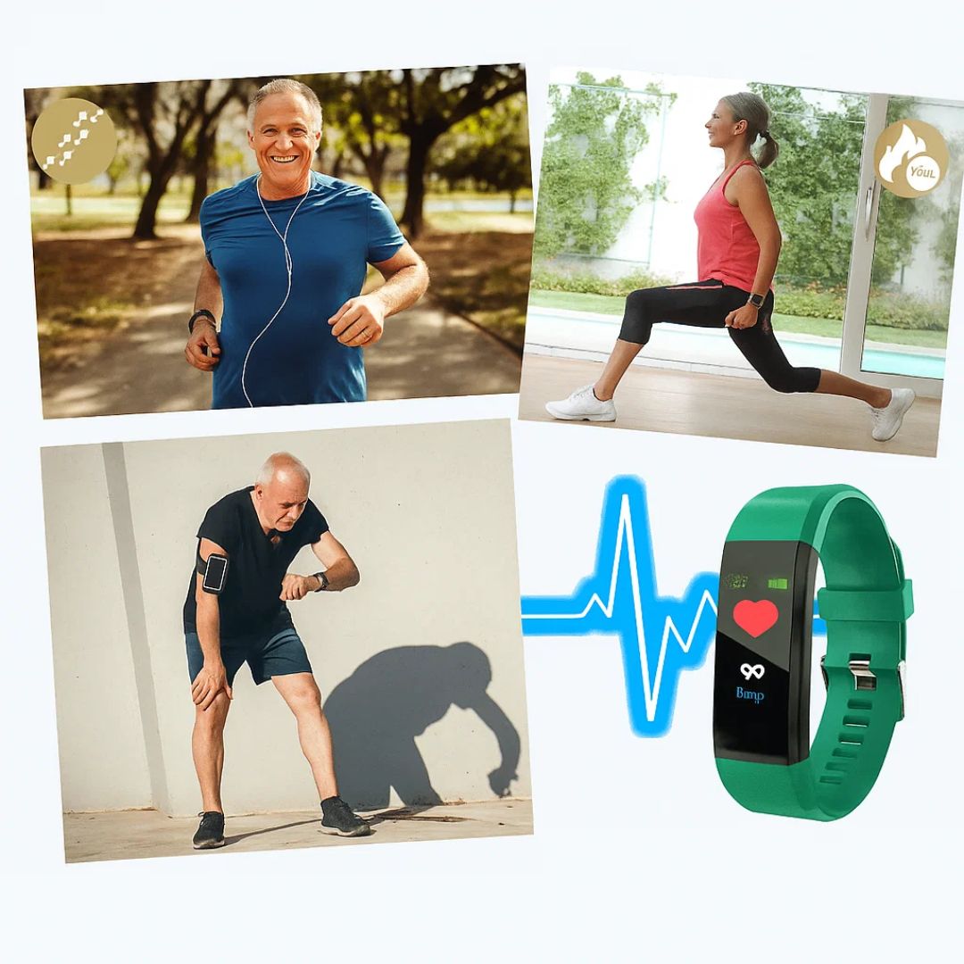 Smartwatch for Seniors with Health Monitoring and GPS Tracker