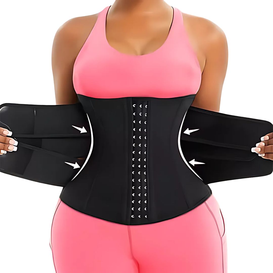 Triple Compression Neoprene Waist Trainer Belt – Ideal for Workout & Postpartum