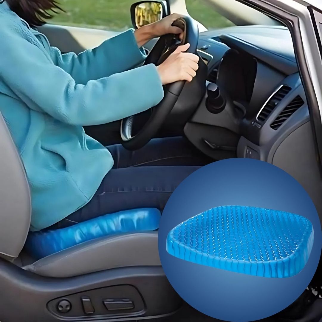 Orthopedic Gel Seat Cushion | Pressure Relief & Tailbone Support for Office, Car & Wheelchair