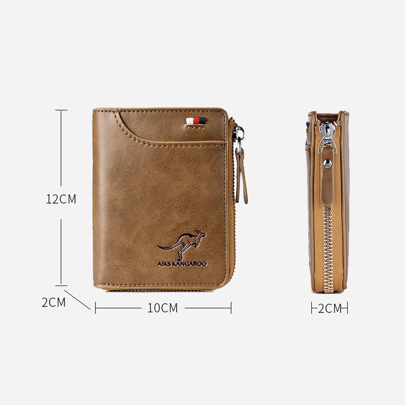 Men's RFID-Blocking Leather Wallet