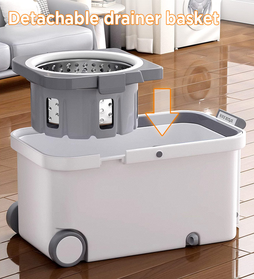 360° Rotating Mop & Bucket Set with Self-Wringing System F63
