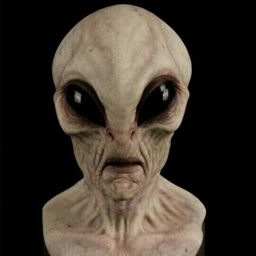 Realistic Latex & Silicone Alien Mask for Cosplay and Halloween Events