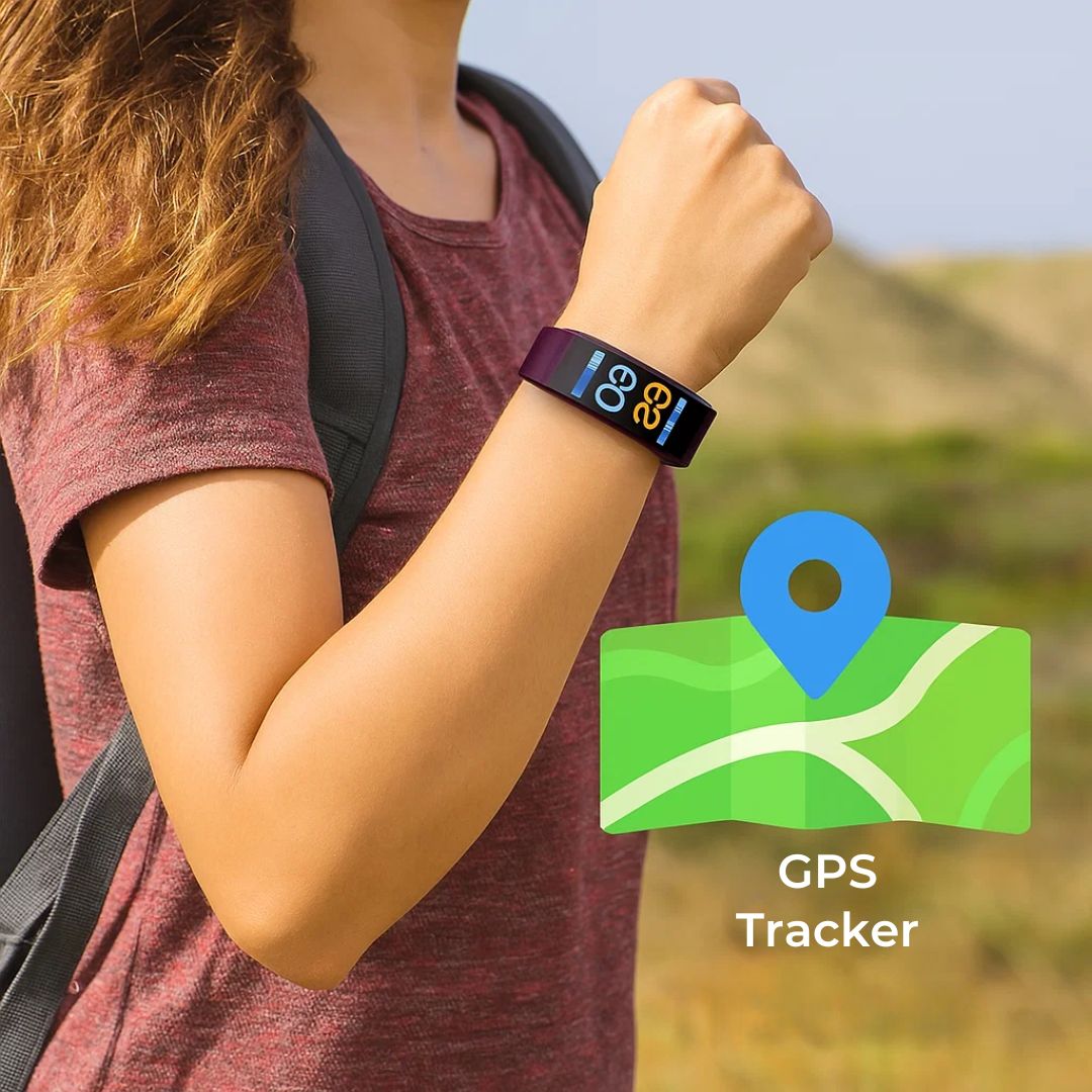 Smartwatch for Seniors with Health Monitoring and GPS Tracker