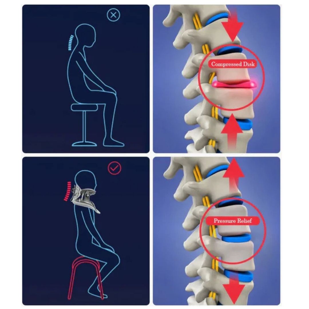 Adjustable Neck Traction Device for Cervical Pain and Tension Relief