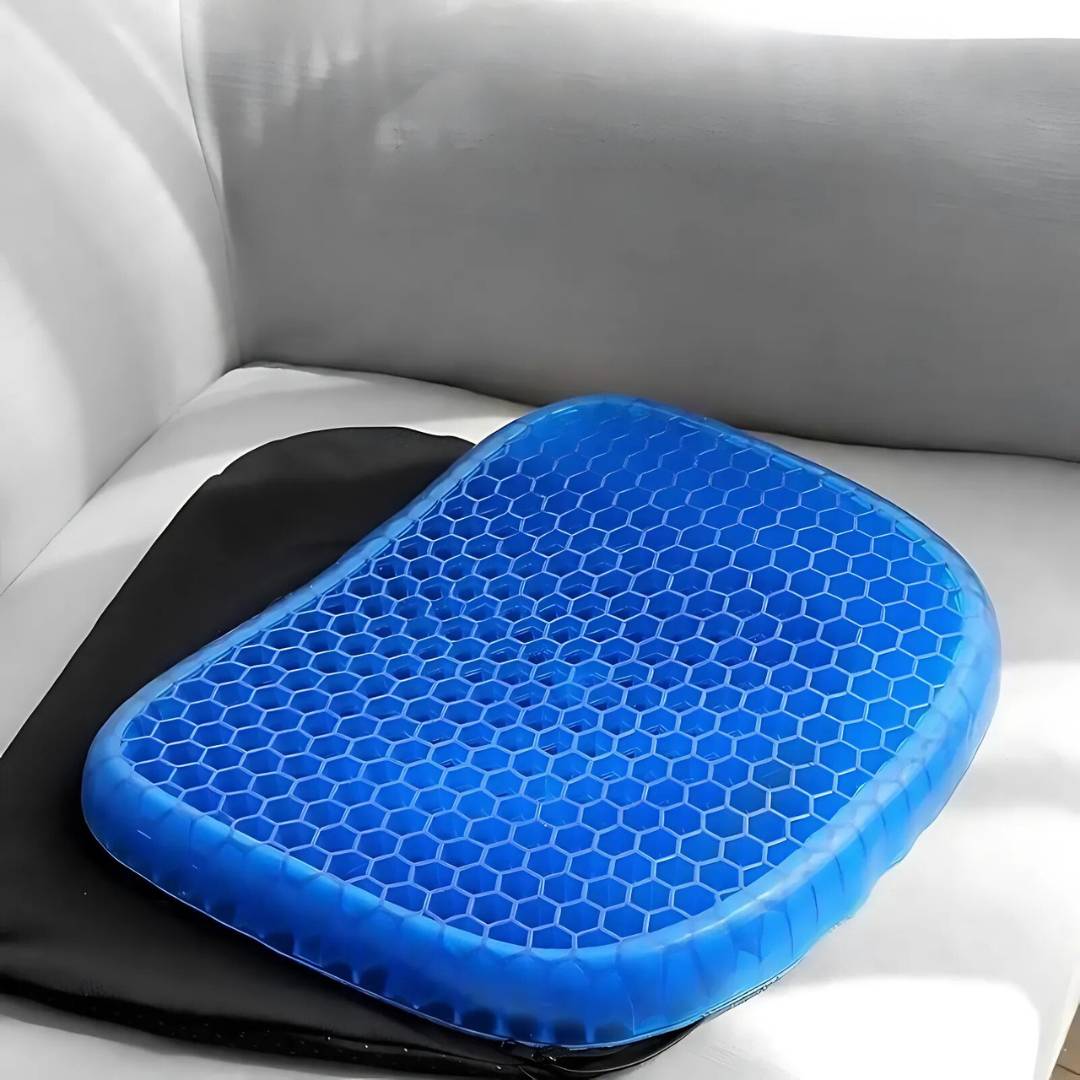 Orthopedic Gel Seat Cushion | Pressure Relief & Tailbone Support for Office, Car & Wheelchair
