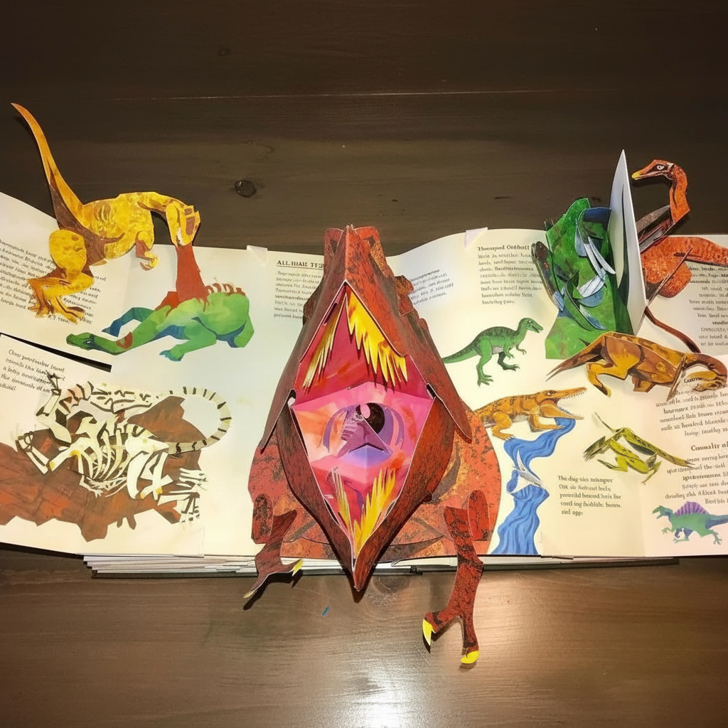 3D Dinosaur Pop-up Adventure Book