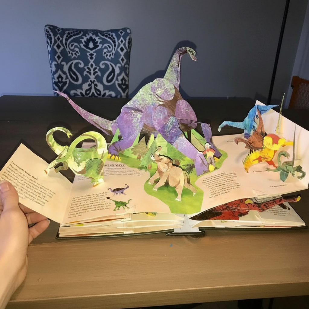 3D Dinosaur Pop-up Adventure Book