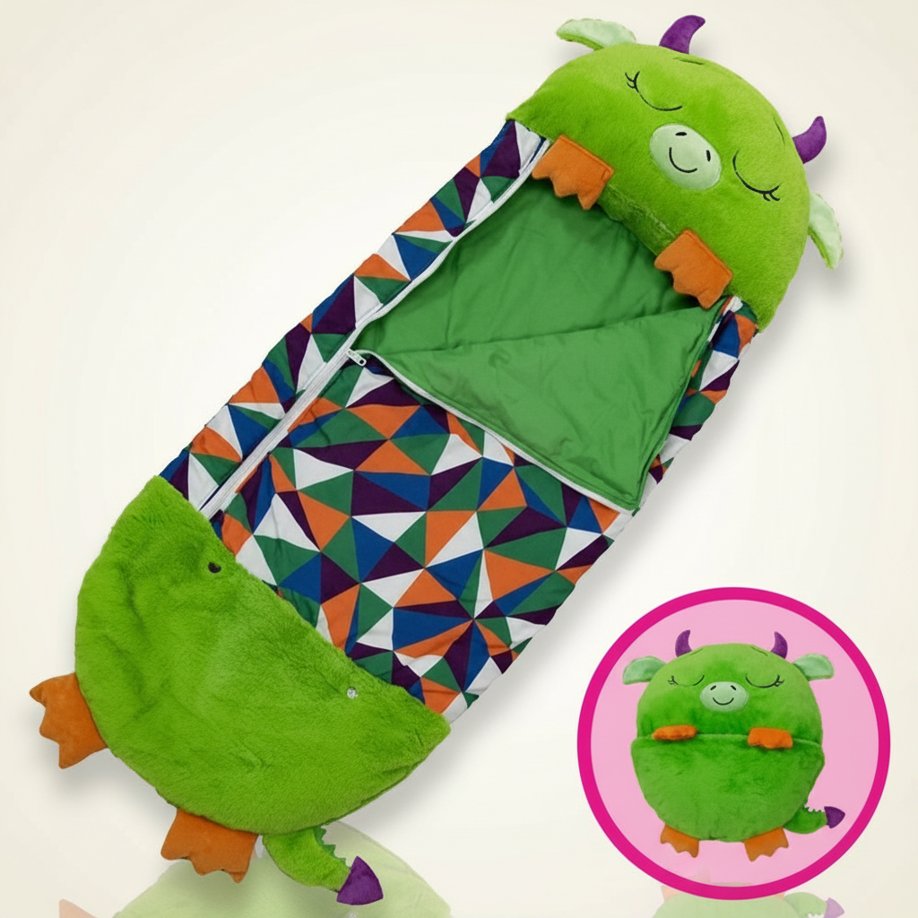 Animal-Shaped Foldable Sleeping Bag for Kids