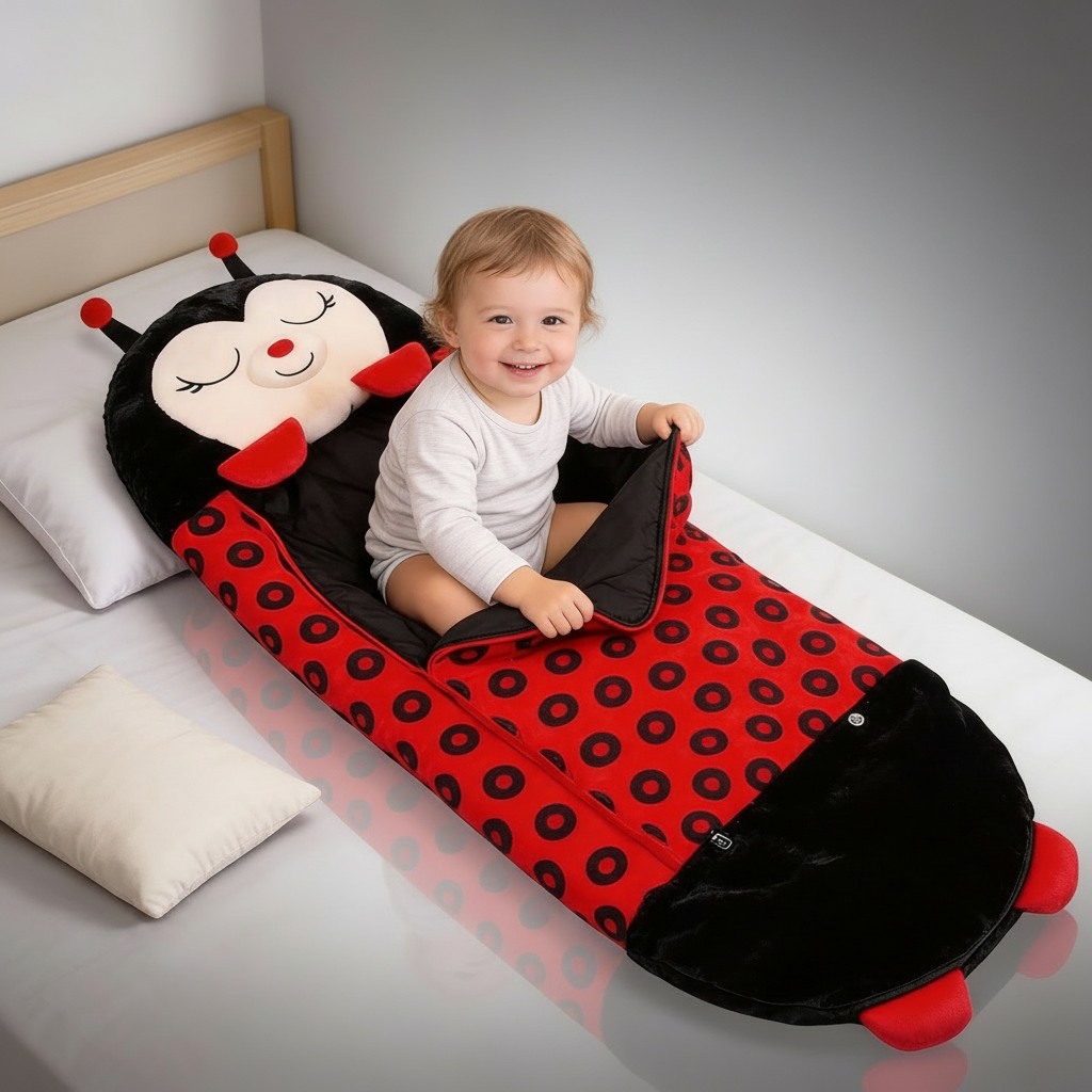 Animal-Shaped Foldable Sleeping Bag for Kids