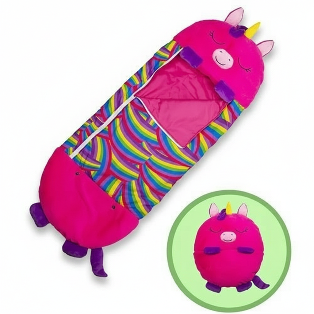 Animal-Shaped Foldable Sleeping Bag for Kids
