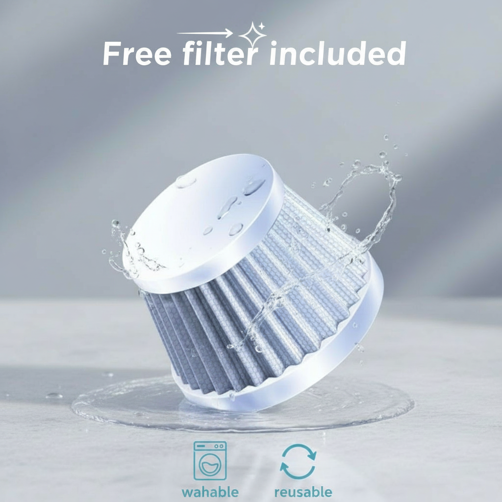 High-Power Cordless Vacuum for Comprehensive Car Cleaning
