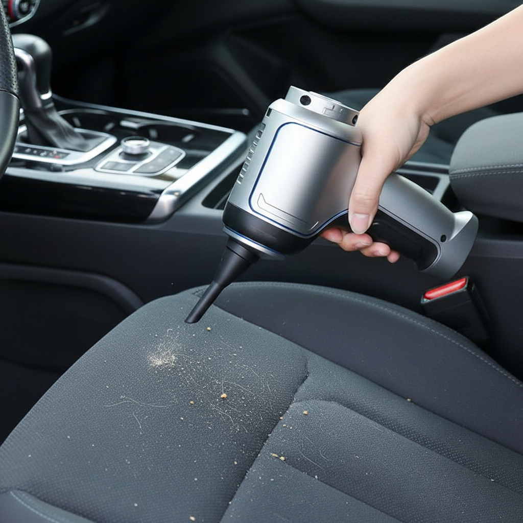 High-Power Cordless Vacuum for Comprehensive Car Cleaning
