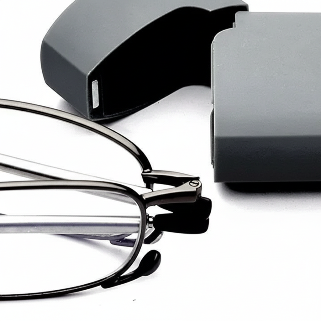Foldable Reading Glasses with Portable Case - Compact and Stylish