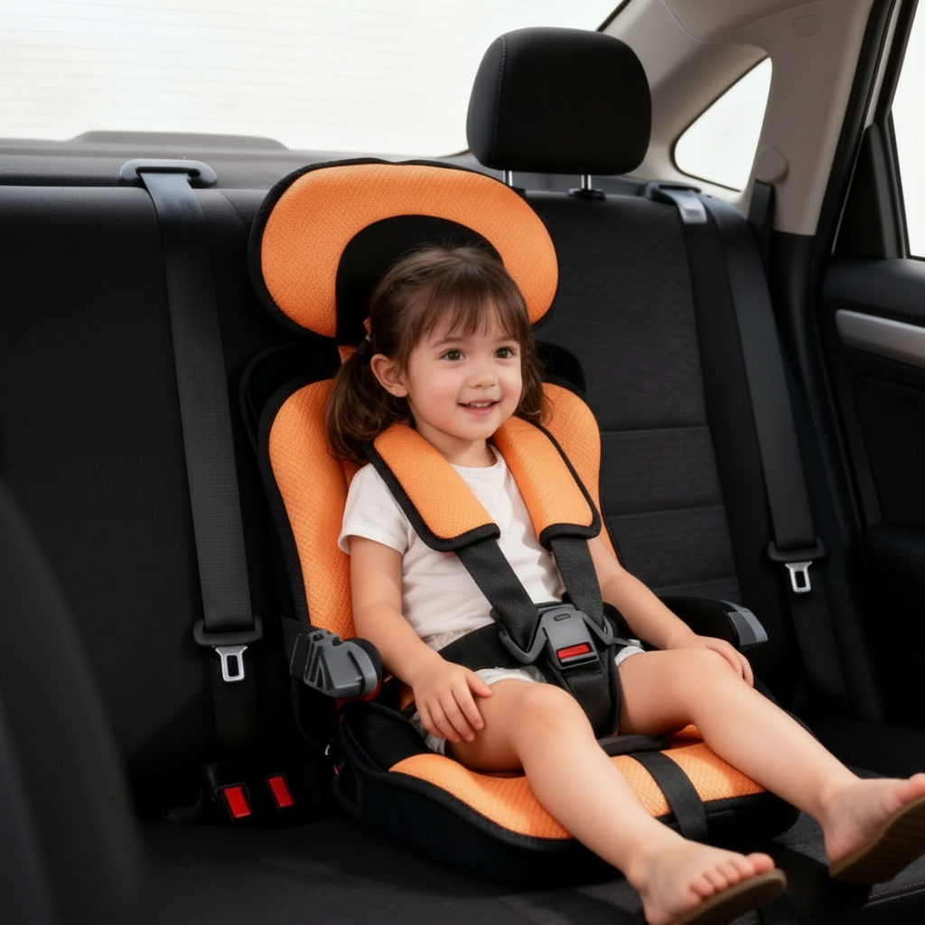 Portable & Foldable Travel Car Booster Seat for Children