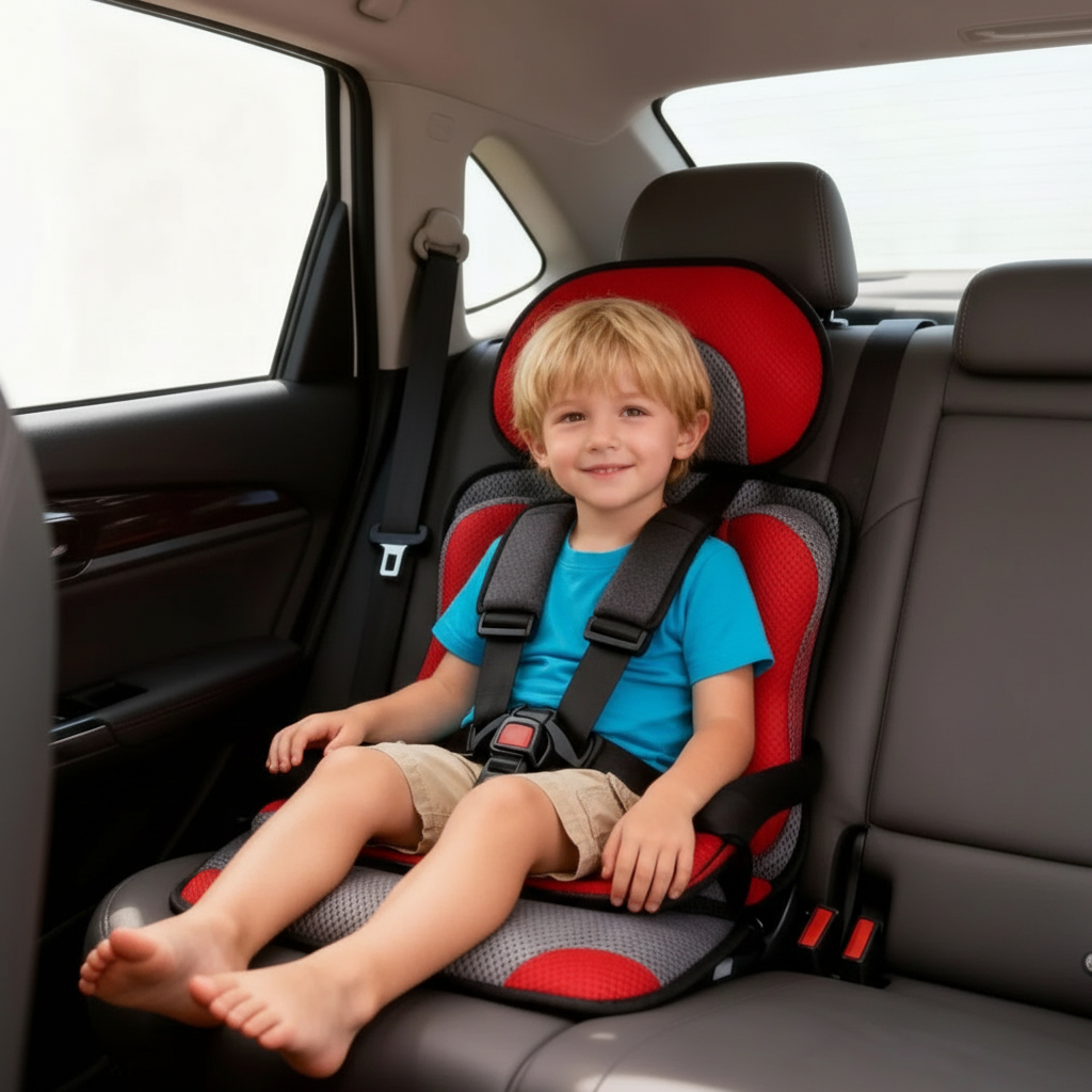 Portable & Foldable Travel Car Booster Seat for Children